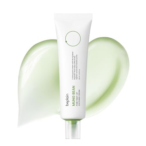 beplain Mung Bean Peptide Soothing Cream – Fragrance-Free Hydrating Facial Moisturizer for Sensitive Skin (2.02 fl oz / 60 ml) | Korean Skincare Avelisse