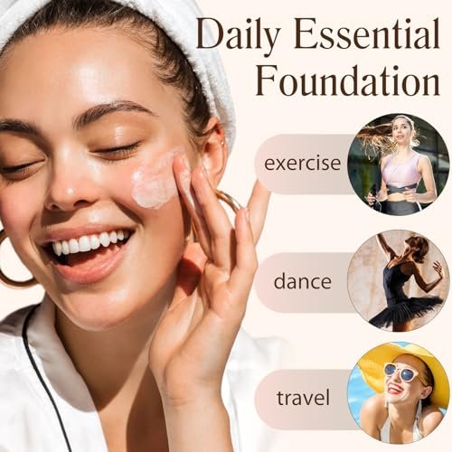 4 in 1 Foundation Liquid with SPF 50+ - Medium Coverage, Color Matching, Long-Wearing & Waterproof Makeup for All-Day Wear - görsel 12