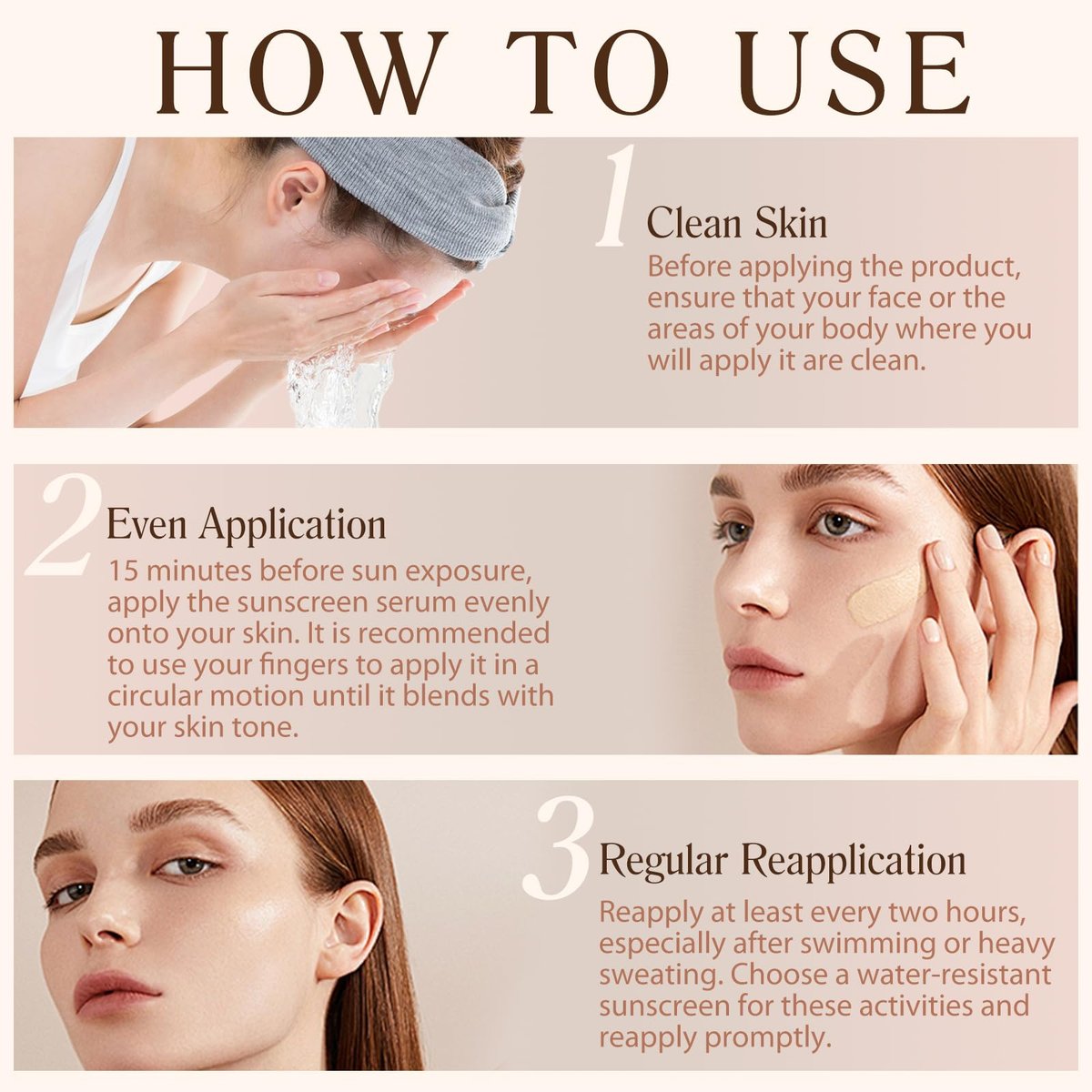 4 in 1 Foundation Liquid with SPF 50+ - Medium Coverage, Color Matching, Long-Wearing & Waterproof Makeup for All-Day Wear - görsel 7