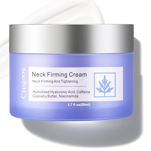 Crogooe Neck Firming Cream - Tighten and Lift Neck & Décolleté, Reduce Wrinkles and Crepey Skin, 1.7 oz - görsel 2