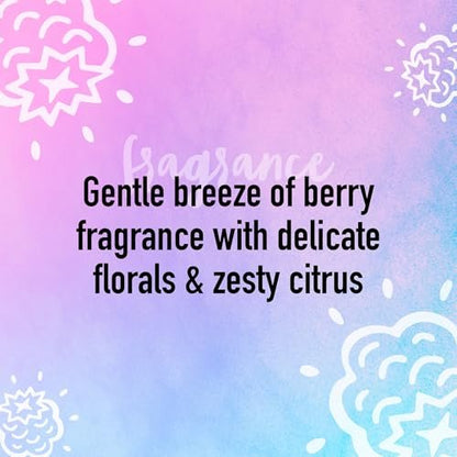 Suave Aluminum-Free Deodorant for Kids & Teen Girls, Fresh Vibes Berry Bliss 2-Pack, 48H Protection, 1.2 Oz Each