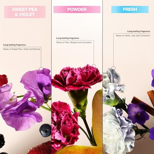 Suave Antiperspirant Deodorant for Women Variety 3-Pack – Powder, Fresh, Sweet Pea & Violet, Anti-Staining Invisible Solid, Talc-Free, 2.6 Oz Each Avelisse
