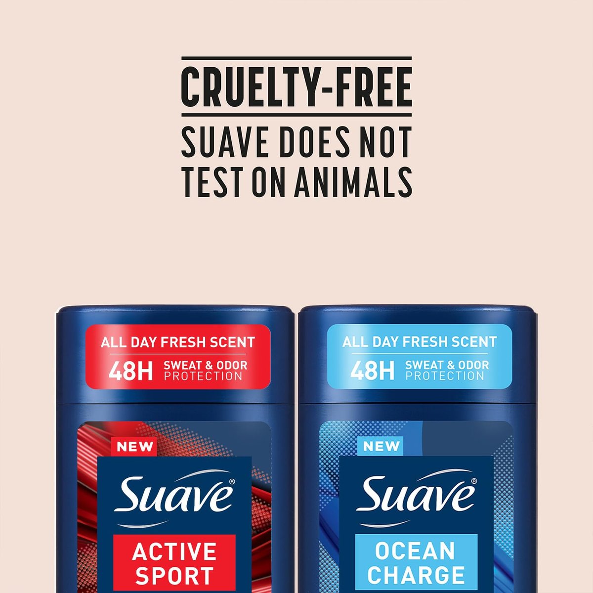 Suave Men's Antiperspirant Deodorant Variety 4-Pack – Active Sport, Bergamot & Wood, Ocean Charge, Marine & Driftwood, 48-Hour Sweat and Odor Protection, 2.7 oz Each Avelisse