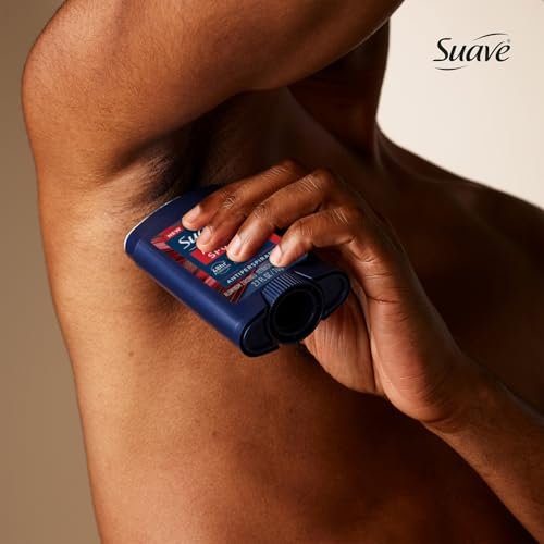 Suave Men's Antiperspirant Deodorant Variety 4-Pack – Active Sport, Bergamot & Wood, Ocean Charge, Marine & Driftwood, 48-Hour Sweat and Odor Protection, 2.7 oz Each Avelisse