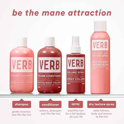 VERB Volume Spray 6.5 fl oz - Lightweight Volumizing Spray for Full-Bodied Lift - Vegan & Sulfate-Free