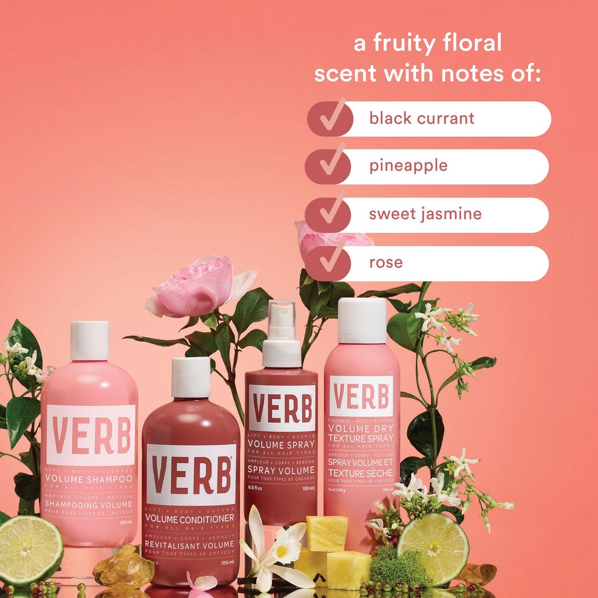 VERB Volume Spray 6.5 fl oz - Lightweight Volumizing Spray for Full-Bodied Lift - Vegan & Sulfate-Free - görsel 5