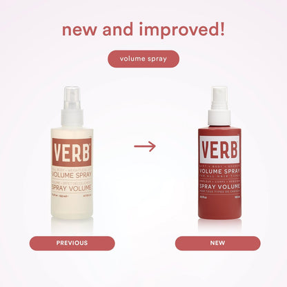 VERB Volume Spray 6.5 fl oz - Lightweight Volumizing Spray for Full-Bodied Lift - Vegan & Sulfate-Free