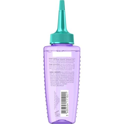 L'Oreal Paris Elvive Hyaluron + Pure Oil Erasing Scalp Serum with Salicylic Acid for Oily Hair, 3.45 Fl Oz Avelisse