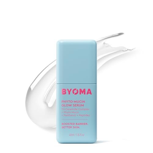 BYOMA Phyto-Mucin Glow Serum - Plumping, Hydrating Face Serum for Glass Skin - Strengthens Skin Barrier - 1.35 fl.oz Avelisse