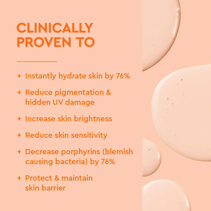 BYOMA SPF 30 Face Fluid - Ultra-Lightweight Facial Sunscreen, Luminous Glow, No White Cast, Strengthens Skin Barrier, 1.69 fl.oz