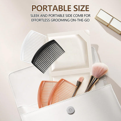 6-Pack 3.15-Inch Hair Side Combs with 3 – Versatile Color Options: Includes 2 black, 2 brown, and 2 clear combs – Image 11