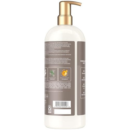 SheaMoisture Moisture & Smooth Conditioner for Wavy, Curly Hair - Strengthening & Frizz Control, 34 oz Avelisse