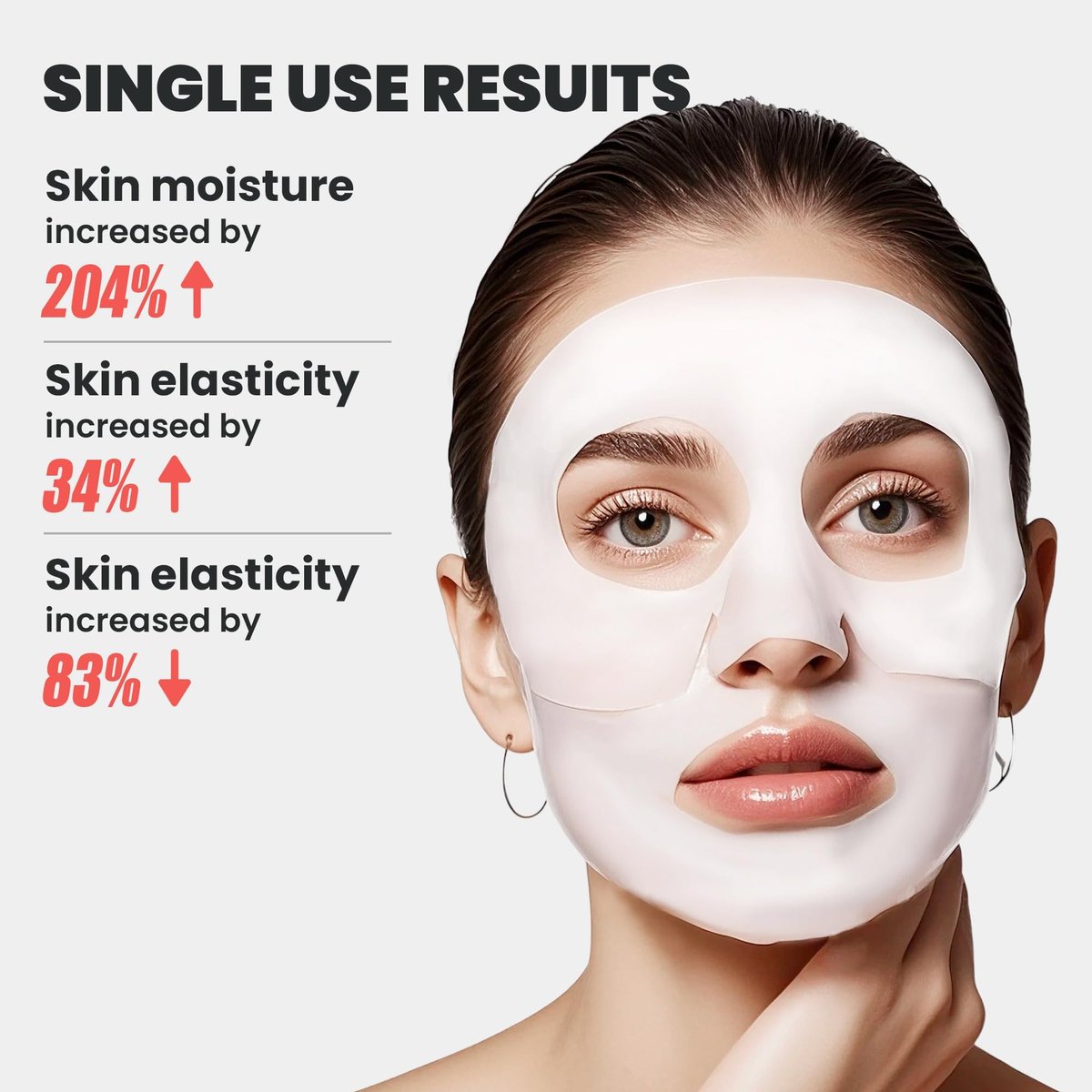 Dianzan Korean Overnight Bio-Collagen Mask – Deep Moisturizing, Firming, Glowing Glass Skin Mask for Sensitive Skin (4 Pack) - görsel 9