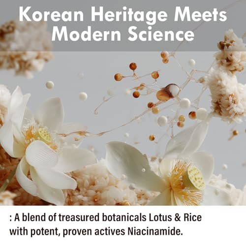 OHMIA Korean Anti-Aging & Firming Face Moisturizer - Lotus Multi Barrier Cream with Niacinamide & Rice - Soothing for Sensitive Skin - Fragrance-Free - 1.69 fl oz Avelisse