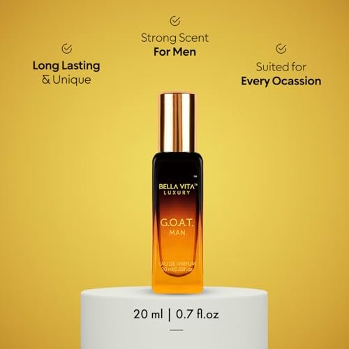Bellavita Luxury GOAT Eau de Parfum for Men – Travel Size 20 ml – Citrus, Bergamot, Lily of the Valley & Amber Notes – Long-Lasting Men's Fragrance - görsel 8
