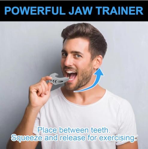 Jaw Trainer - Jawline Exerciser for Men & Women | 3 Resistance Levels for Beginner, Intermediate & Advanced Users - görsel 14