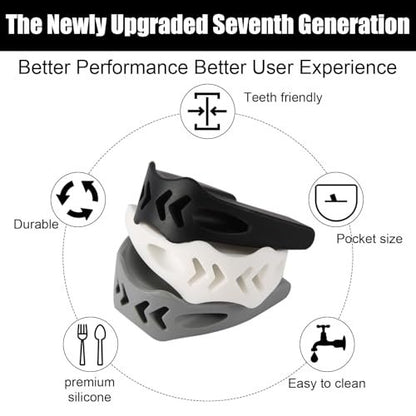 Jaw Trainer - Jawline Exerciser for Men & Women | 3 Resistance Levels for Beginner, Intermediate & Advanced Users