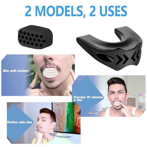 Jaw Trainer - Jawline Exerciser for Men & Women | 3 Resistance Levels for Beginner, Intermediate & Advanced Users - görsel 12