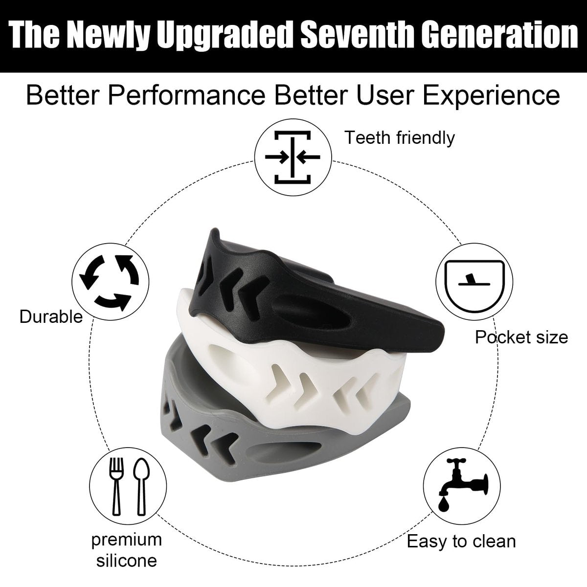 Jaw Trainer - Jawline Exerciser for Men & Women | 3 Resistance Levels for Beginner, Intermediate & Advanced Users - görsel 7