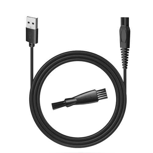 Uijino Ufree U-1176 Charger for Beard Trimmer – Replacement Power Cord with Cleaning Brush - görsel 2