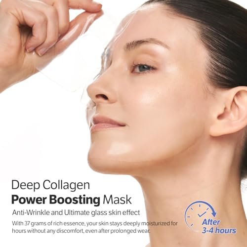 SUNGBOON EDITOR Rejuvenating Combo/Deep Collagen Boost Set – Face Mask & Serum for Hydrating, Firm-Looking Skin | Korean Skincare Gifts for Women Avelisse