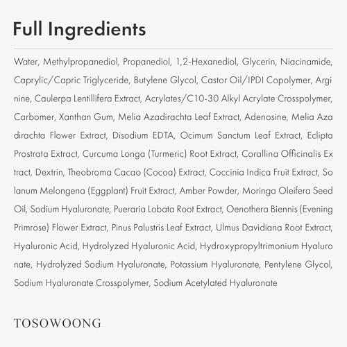 TOSOWOONG Green Caviar Pore Ampoule – 2,500ppm Green Caviar & Niacinamide for Pore Minimizing, Hydrating, Firming & Tightening – Korean Skin Care, 33ml Avelisse