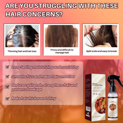 Hotiary Batana Oil Leave-in Conditioner Spray for Hair Growth - Natural Batana Oil with Rosemary & Peppermint, Dr. Sebi Inspired Hair Care for Women & Men (3.38 fl oz, Batana Rosemary) Avelisse