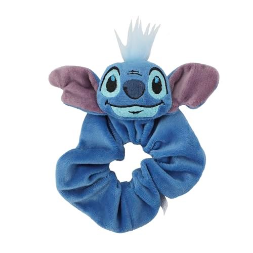 Disney Lilo & Stitch Printed Fabric Hair Scrunchies - 6-Piece Set for Soft, Gentle Hair Ties - görsel 4