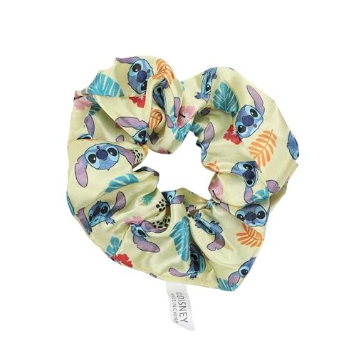 Disney Lilo & Stitch Printed Fabric Hair Scrunchies - 6-Piece Set for Soft, Gentle Hair Ties - görsel 14