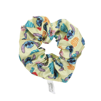 Disney Lilo & Stitch Printed Fabric Hair Scrunchies - 6-Piece Set for Soft, Gentle Hair Ties