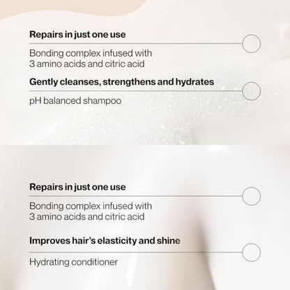 Suave Bonding Infusion Shampoo and Conditioner Set – Restorative Treatment for Dry, Damaged Hair, 12.6 fl oz Each Avelisse