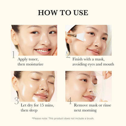 medicube Kojic Acid Turmeric Overnight Wrapping Peel Off Mask – Brighten & Defend Against Skin Stress for a Clear, Glowing Complexion | Korean Skincare, 2.53 fl. oz.