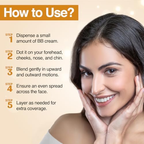 Nourish Mantra BB Cream with SPF 25 - No-Makeup Makeup Look, Enriched with Niacinamide & Aloe Vera, Suits All Skin Types, 15 ml - görsel 10