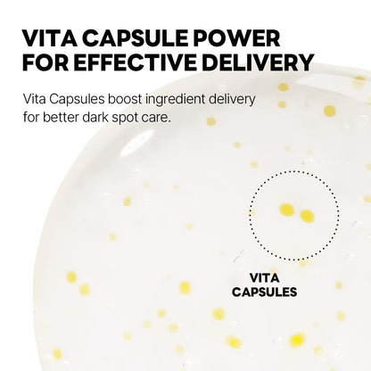 ROUND LAB Vita Niacinamide Dark Spot Serum 1.01 Fl Oz - Radiance-Boosting Korean Face Serum with Vitamin C for Uneven Skin Tone & Clarity Avelisse