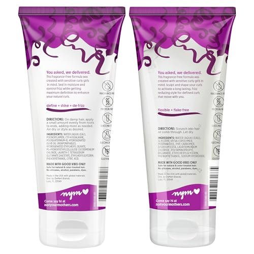 Not Your Mother's Curl Talk Kit: Defining Cream, Frizz Control Styling Gel & Activating Mousse for Curly Hair Avelisse