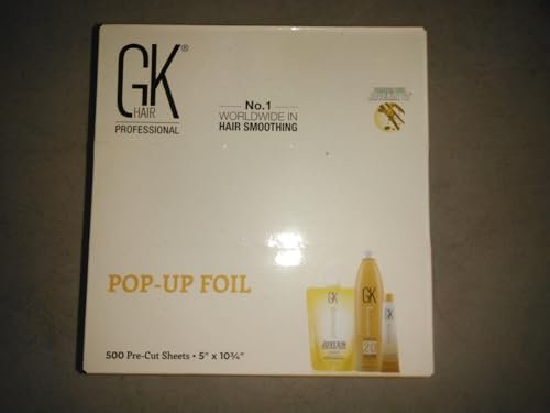 GK Hair Pop-up Foil with Box of 250 Sheets for Hair Coloring – Premium Silver Aluminum Foil for Hair Highlighting, Coloring, and Dyeing - görsel 8