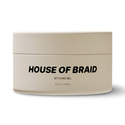 House Of Braid Hair Styling Gel - Extra Hold for Curly, Wavy, Slick Back, Edge Control, Braid Gel - Non Toxic, Frizz and Flake Free Hair Jam with All Natural Ingredients (3.4 Oz) Avelisse