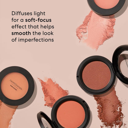 bareMinerals Gen Nude Powder Blush - You Had Me At Merlot - Rich Berry Wine & Gold Pearl - Vegan, Cruelty-Free, Dermatologist-Tested Pressed Powder Blush Avelisse