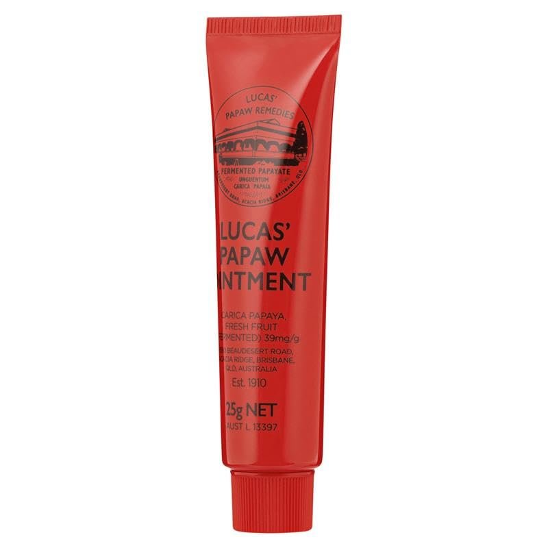 Lucas Papaw Ointment 25g - Soothing Lip and Skin Healing Balm with Fresh Fermented Carica Papaya, Natural Ingredients for All Skin Types - Made in Australia - görsel 8