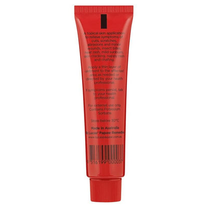 Lucas Papaw Ointment 25g - Soothing Lip and Skin Healing Balm with Fresh Fermented Carica Papaya, Natural Ingredients for All Skin Types - Made in Australia
