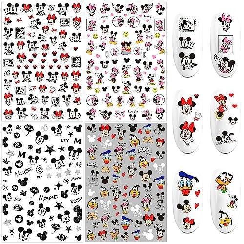 8pcs 3D Cute Nail Art Stickers - Self-Adhesive Cartoon Nail Decals for Women, Girls, Kids - Fun Manicure Decor & Party Gifts - görsel 4