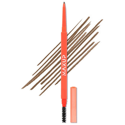 Makup Beauty Skinny Brow Ultra Thin Eyebrow Pencil - Waterproof Micro Brow Pencil for Hair-Like Strokes, Natural Full Brows (Warm Taupe)