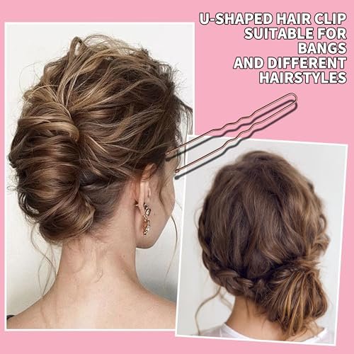 Scaups 400PCS Brown and Black Bobby Pins Kit with Hair Bands, 1.38inch 2inch 2.36inch Bobby Pins and 2.36inch U Shape Hair Pins for Women - görsel 8