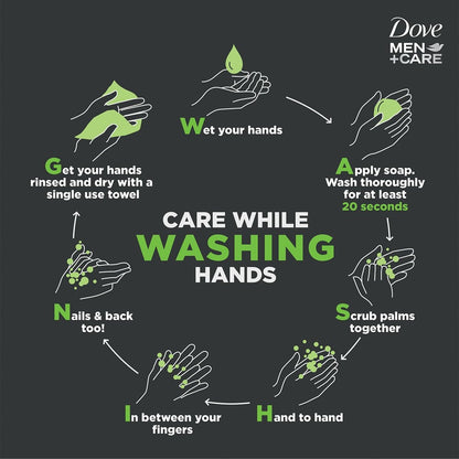 Dove Men+Care Soap Bar, Extra Fresh Scent 4-Pack – Hydrating 3-in-1 Body, Hand, and Face Cleanser for Men, 2.6 Oz Each