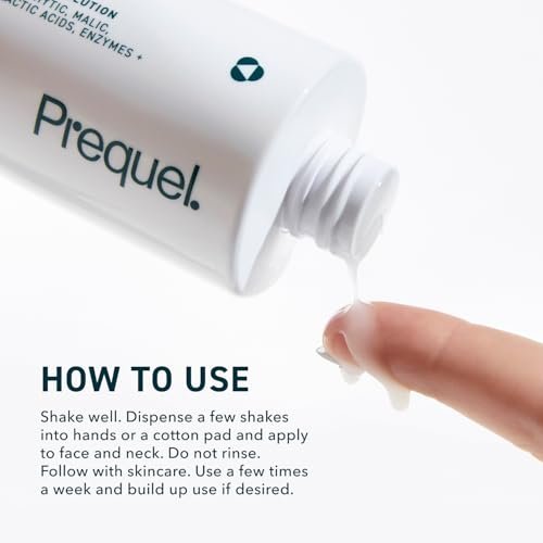 Prequel Skin Multi-Acid Milk Peel - Professional 15% Glycolic Acid Exfoliating Solution with Lactic Acid & Enzymes, Hydrating Chemical Peel, Clinical Strength, 7.6 oz Avelisse