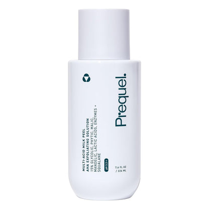 Prequel Skin Multi-Acid Milk Peel - Professional 15% Glycolic Acid Exfoliating Solution with Lactic Acid & Enzymes, Hydrating Chemical Peel, Clinical Strength, 7.6 oz Avelisse