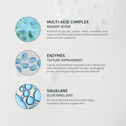 Prequel Skin Multi-Acid Milk Peel - Professional 15% Glycolic Acid Exfoliating Solution with Lactic Acid & Enzymes, Hydrating Chemical Peel, Clinical Strength, 7.6 oz Avelisse