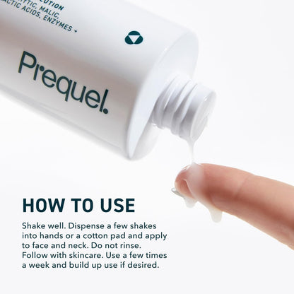 Prequel Skin Multi-Acid Milk Peel - Professional 15% Glycolic Acid Exfoliating Solution with Lactic Acid & Enzymes, Hydrating Chemical Peel, Clinical Strength, 7.6 oz Avelisse