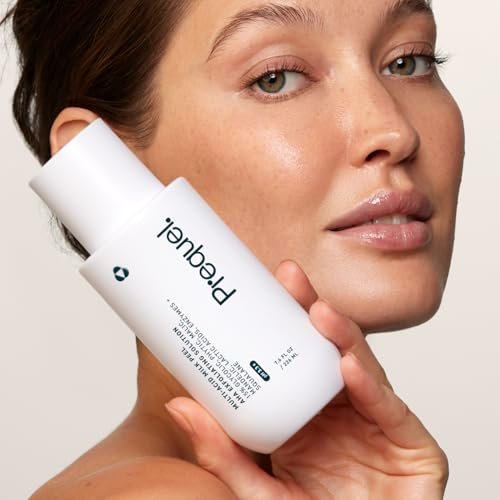 Prequel Skin Multi-Acid Milk Peel - Professional 15% Glycolic Acid Exfoliating Solution with Lactic Acid & Enzymes, Hydrating Chemical Peel, Clinical Strength, 7.6 oz Avelisse
