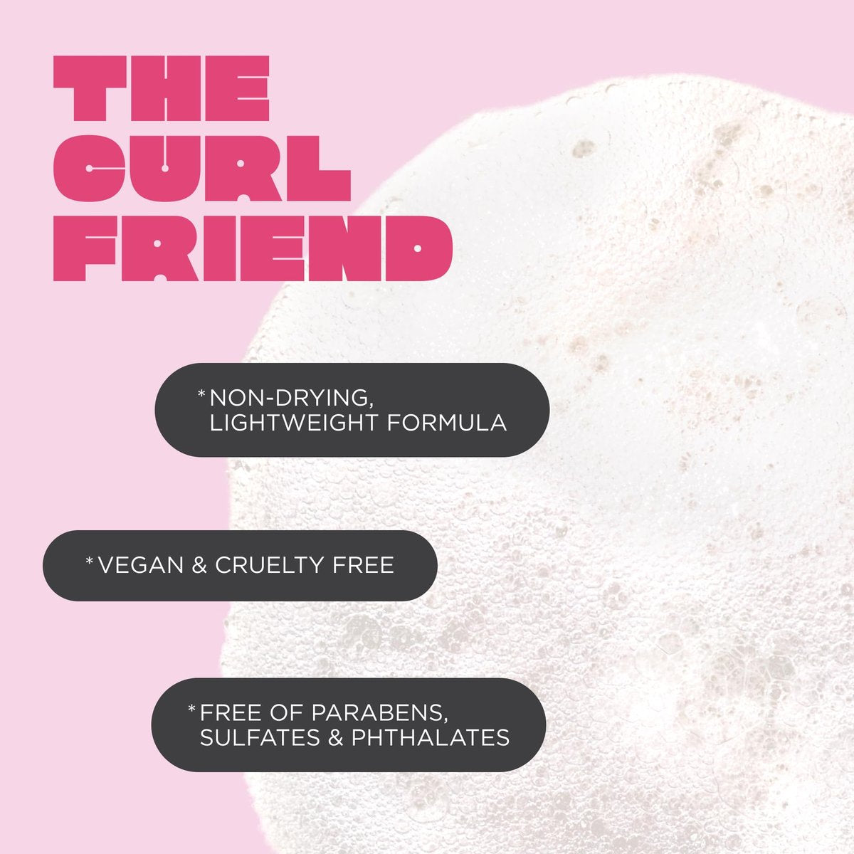 Cake Beauty Gel-to-Foam Curl Styler, The Curl Friend – High Hold & Definition - Frizz Protection - Infused with Coconut Oil & Shea Butter - For Curly Hair - 6.8 fl oz / 200 mL - görsel 11